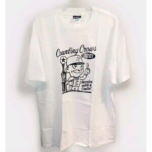 Vintage Counting Crows T-shirt 2001 Rock Shirt size XL New Old Stock